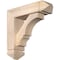 Ekena Millwork Balboa Arts and Crafts Smooth Bracket w/ Offset Brace, Douglas Fir, 5 1/2"W x 18"D x 18"H BKT0604X18X18BOA03SDF - alternate 1